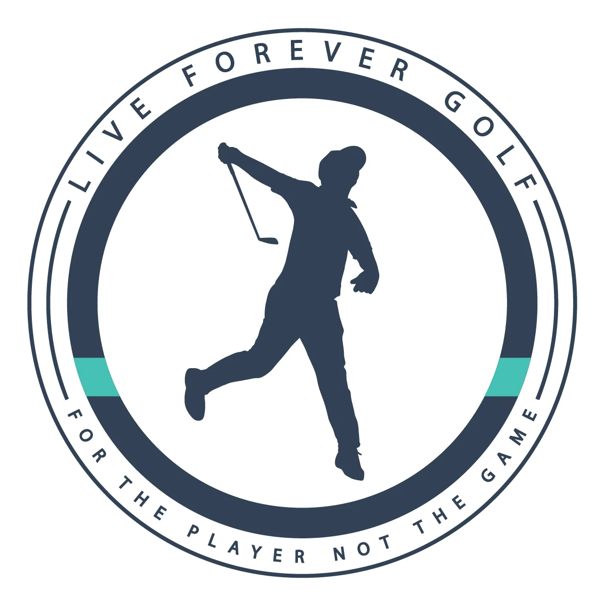 Live Forever Golf logo